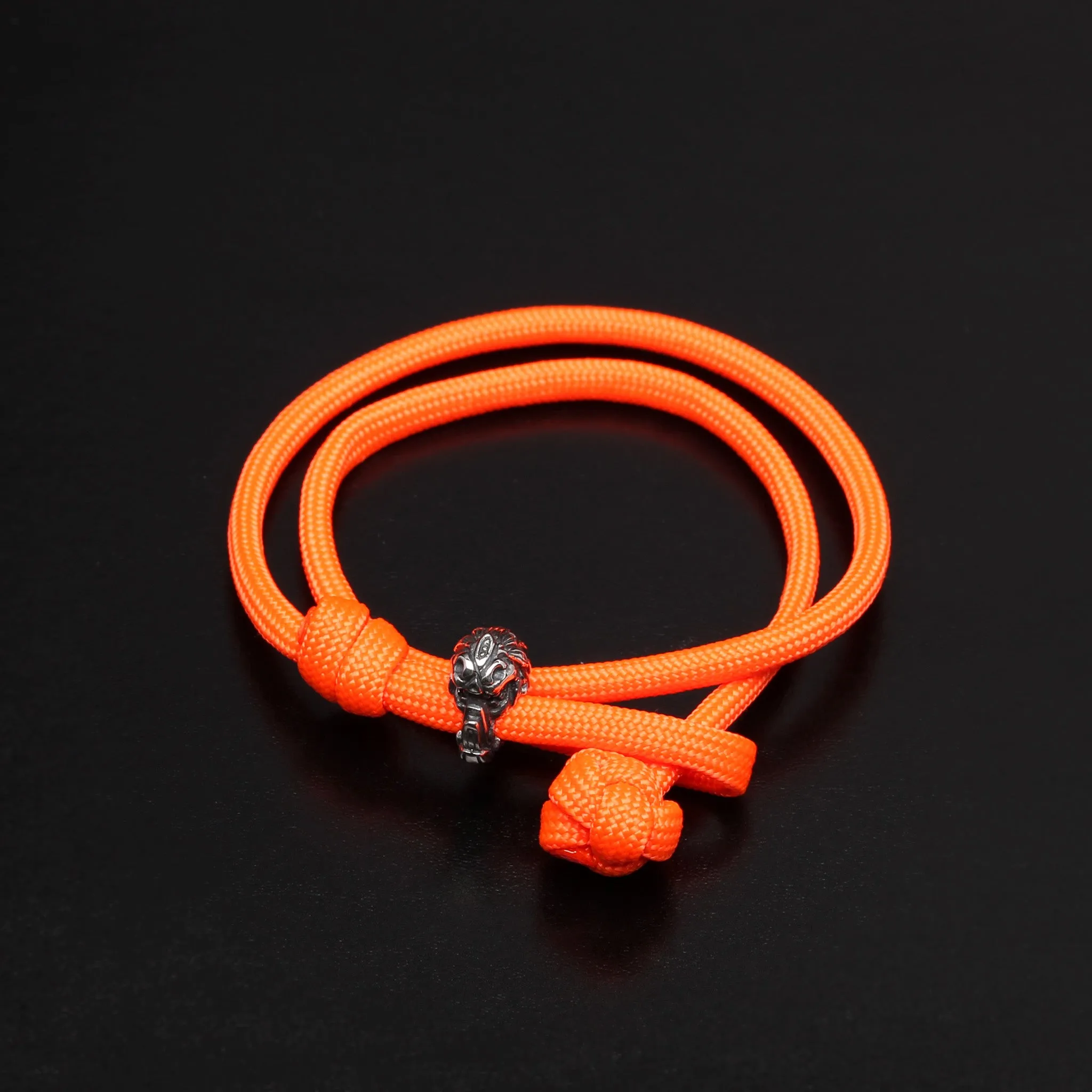 Mayan Ouroboros Skull Bead