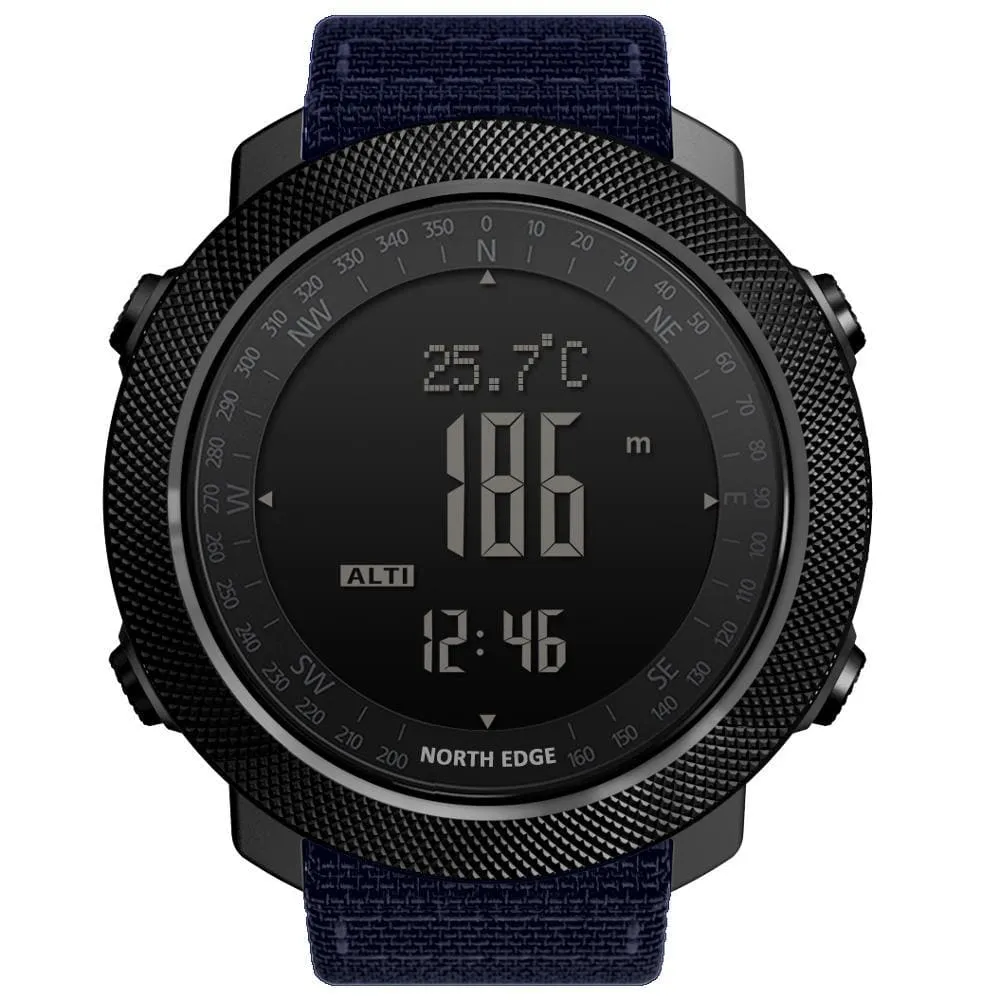Mens Hiking Altimeter & Barometer Compass Sports Fitness Tracker