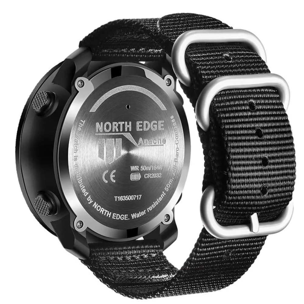 Mens Hiking Altimeter & Barometer Compass Sports Fitness Tracker