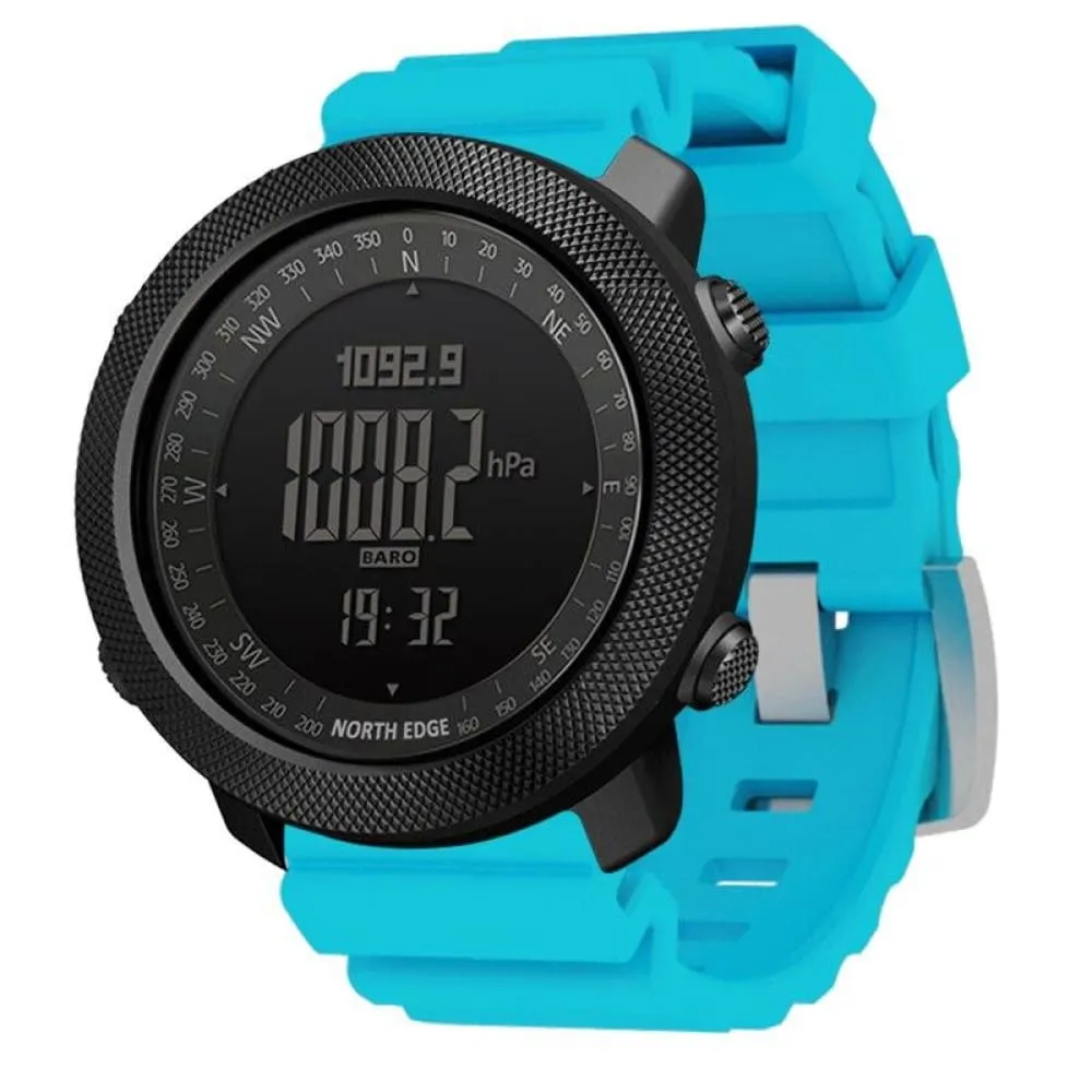 Mens Hiking Altimeter & Barometer Compass Sports Fitness Tracker