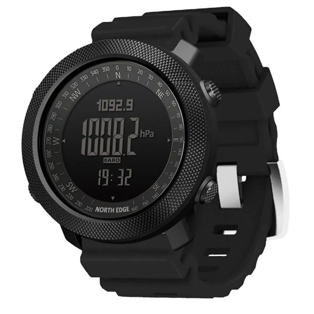 Mens Hiking Altimeter & Barometer Compass Sports Fitness Tracker
