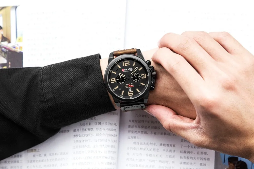 Mens Watches Top Luxury Brand Waterproof Sport Wrist Watch