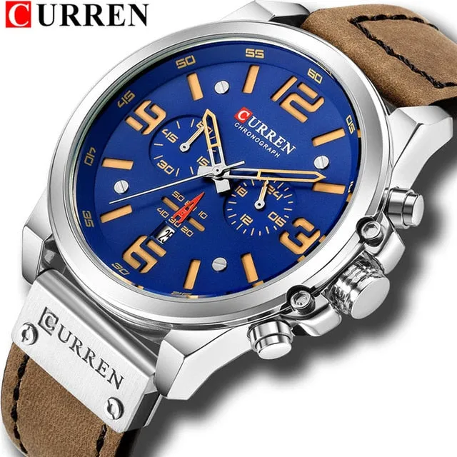 Mens Watches Top Luxury Brand Waterproof Sport Wrist Watch