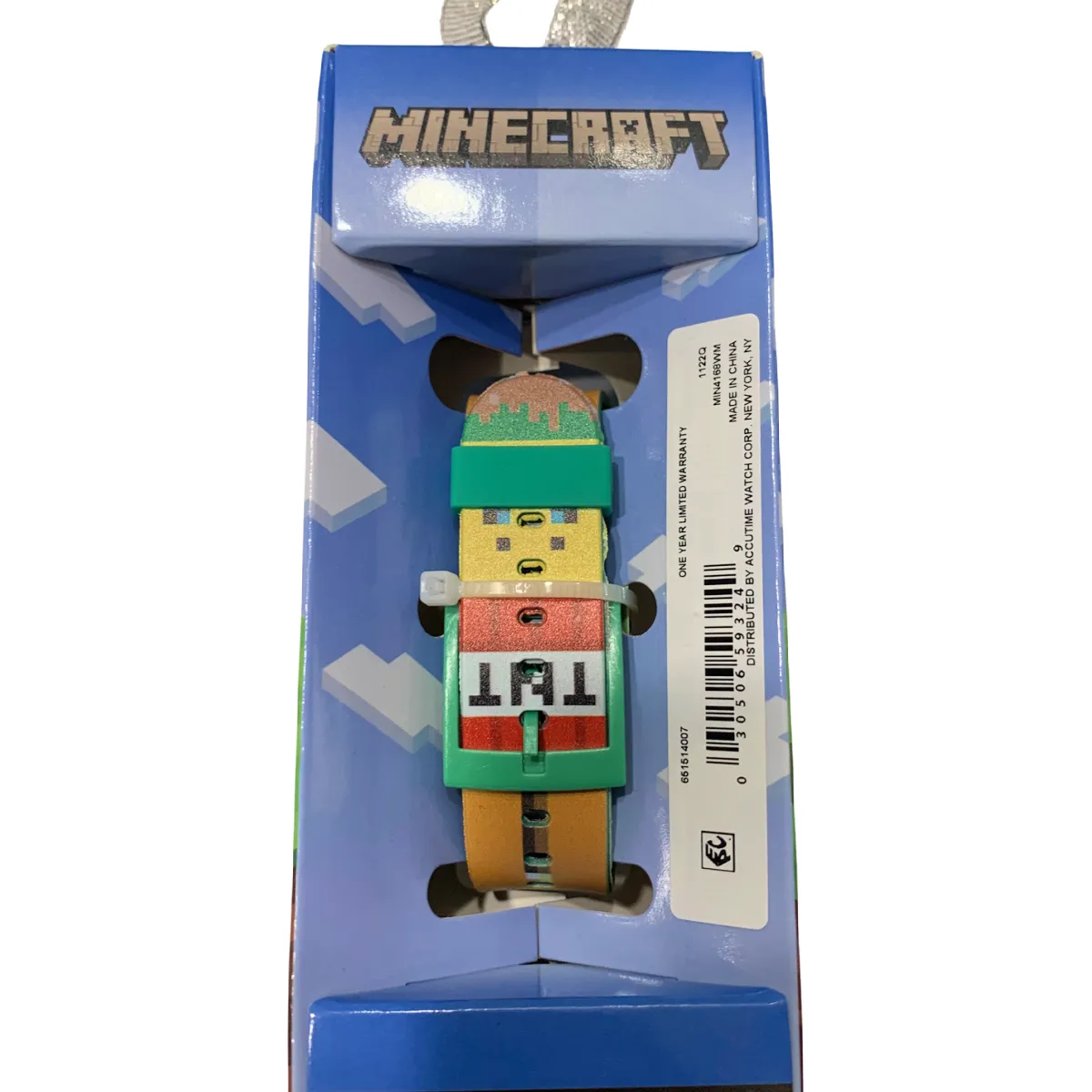 MINECRAFT Green LED Watch Octagon Face Digital Unisex Kids NEW