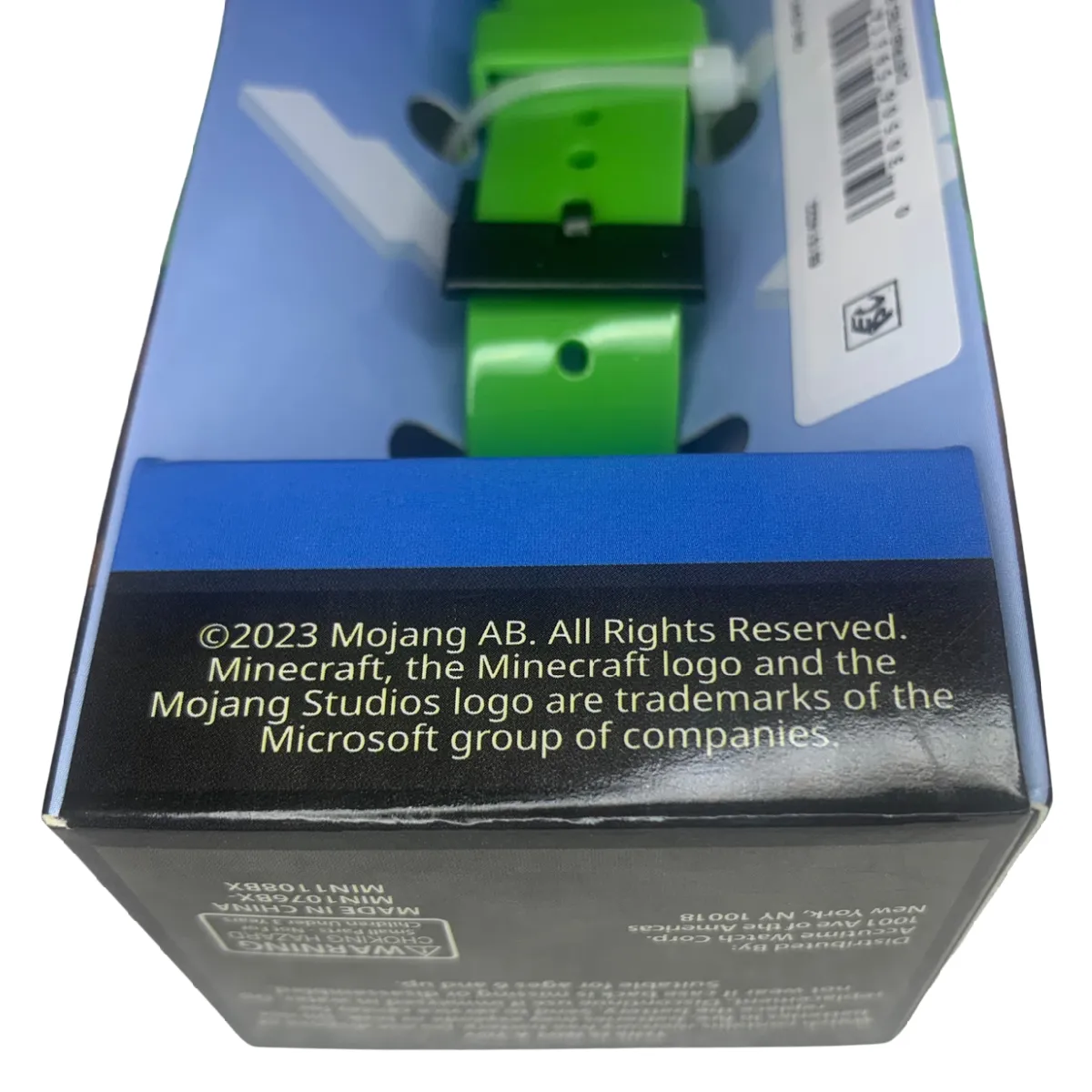 MINECRAFT Green LED Watch Rectangle Face Digital Unisex Kids NEW