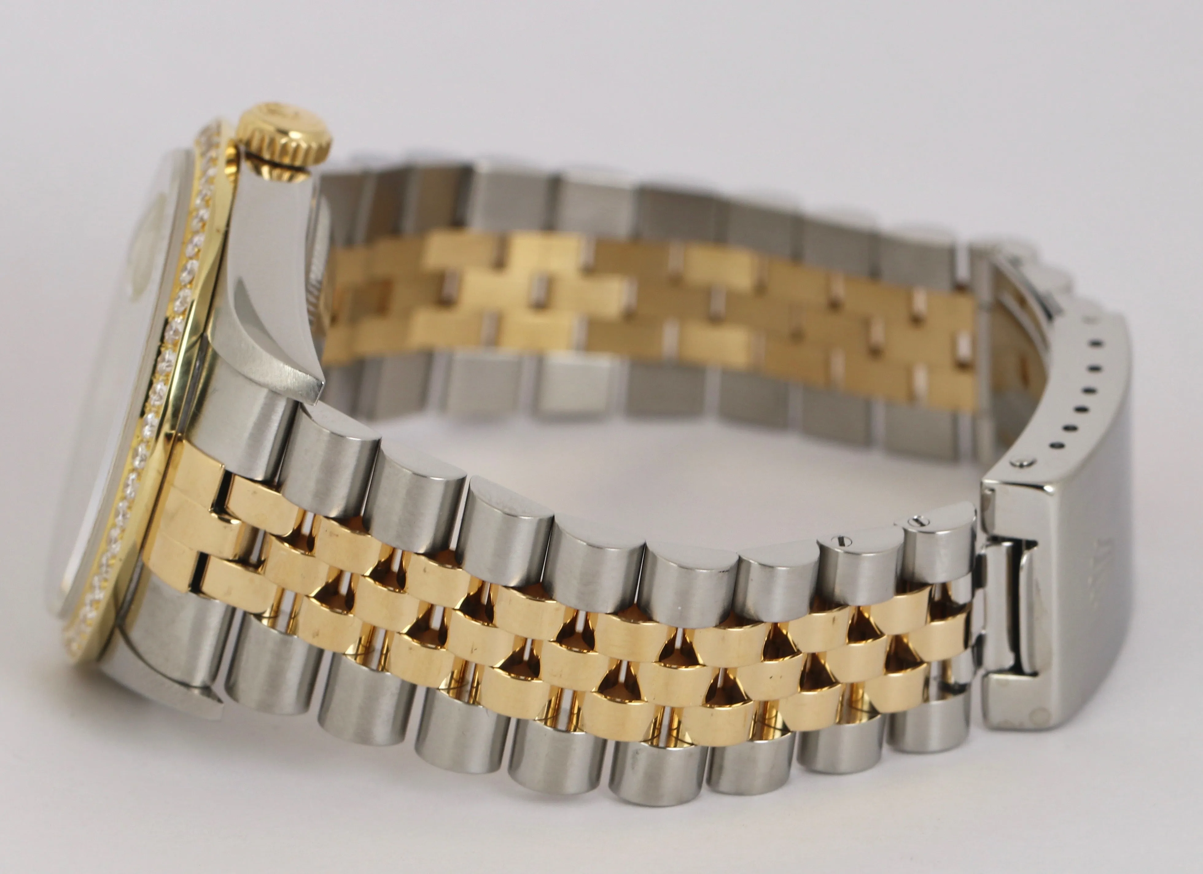 MINT Rolex DateJust 36mm Champagne Diamond 16233 Two-Tone 18K Gold Jubilee