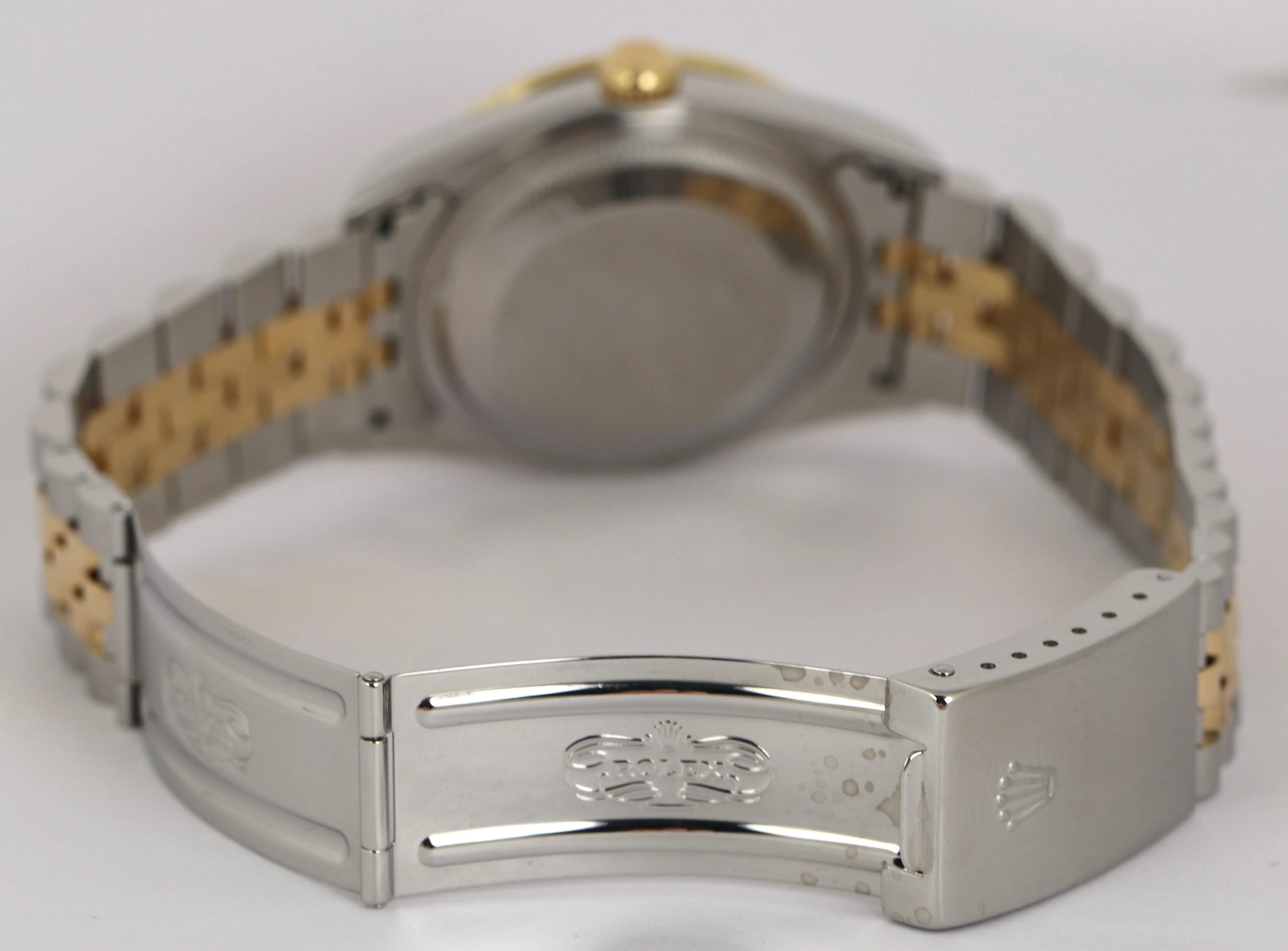 MINT Rolex DateJust 36mm Champagne Diamond 16233 Two-Tone 18K Gold Jubilee