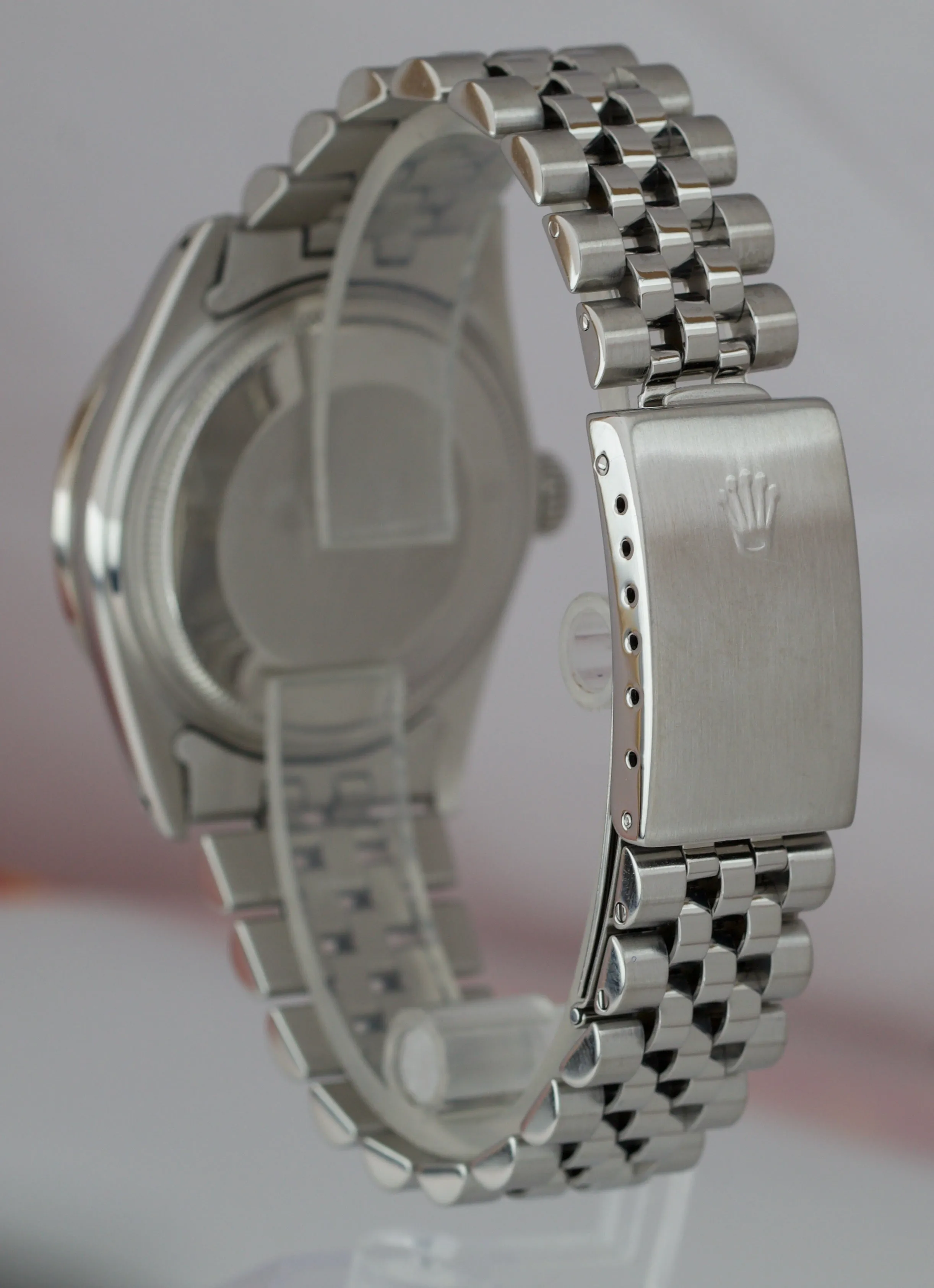MINT Rolex DateJust 36mm Stainless Steel Silver Diamond Jubilee Date Watch 16030