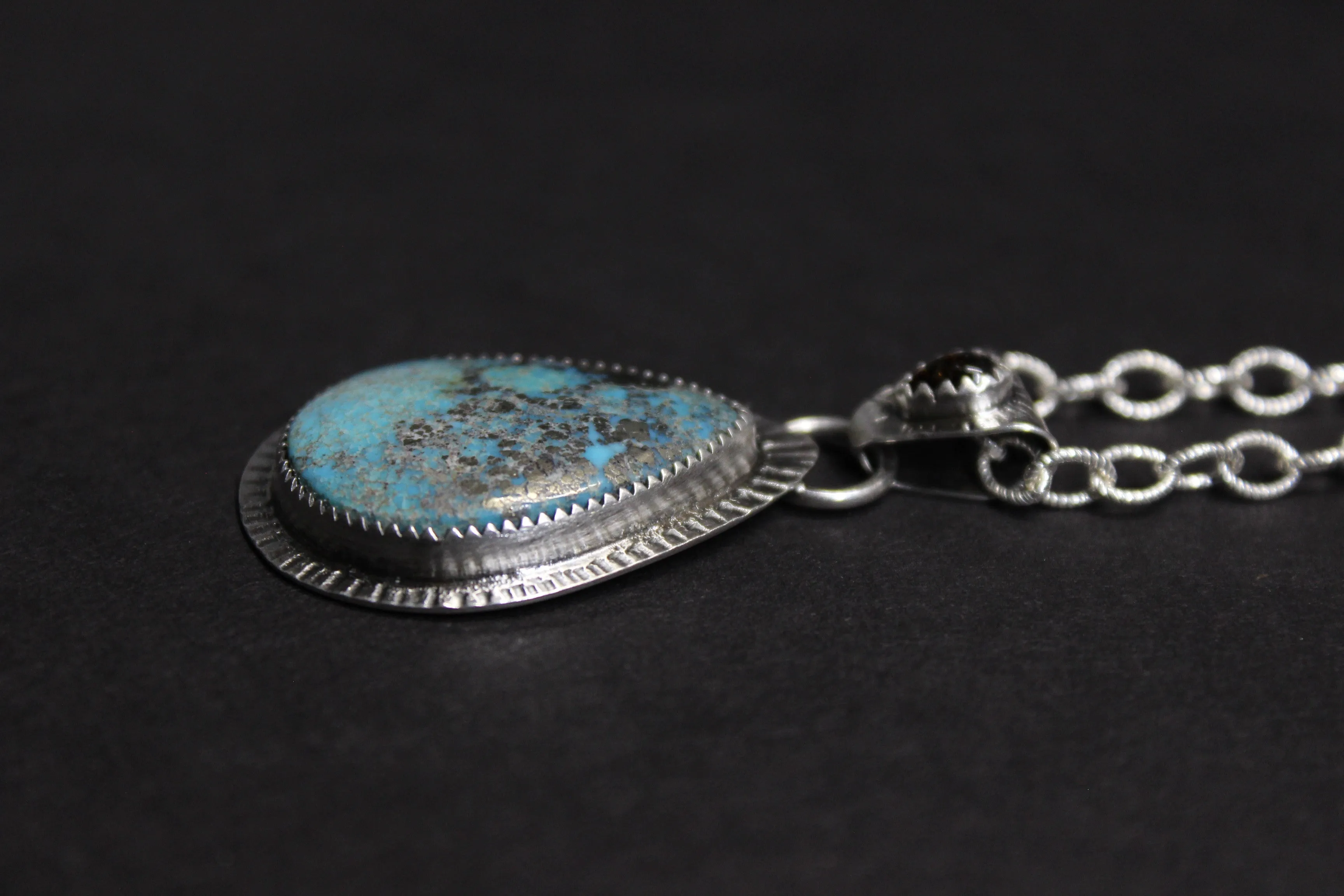 nacozari w/ pyrite x tourmaline necklace