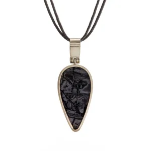 Natural Surface Obsidian Pendant