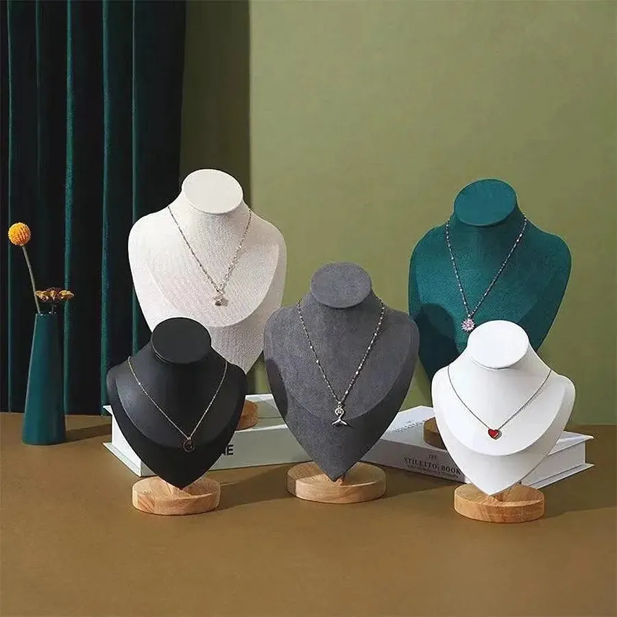 Necklace Display Frame Portrait Model Neck Pendant Model, Neck Model Display Frame Jewelry Necklace Photo Props