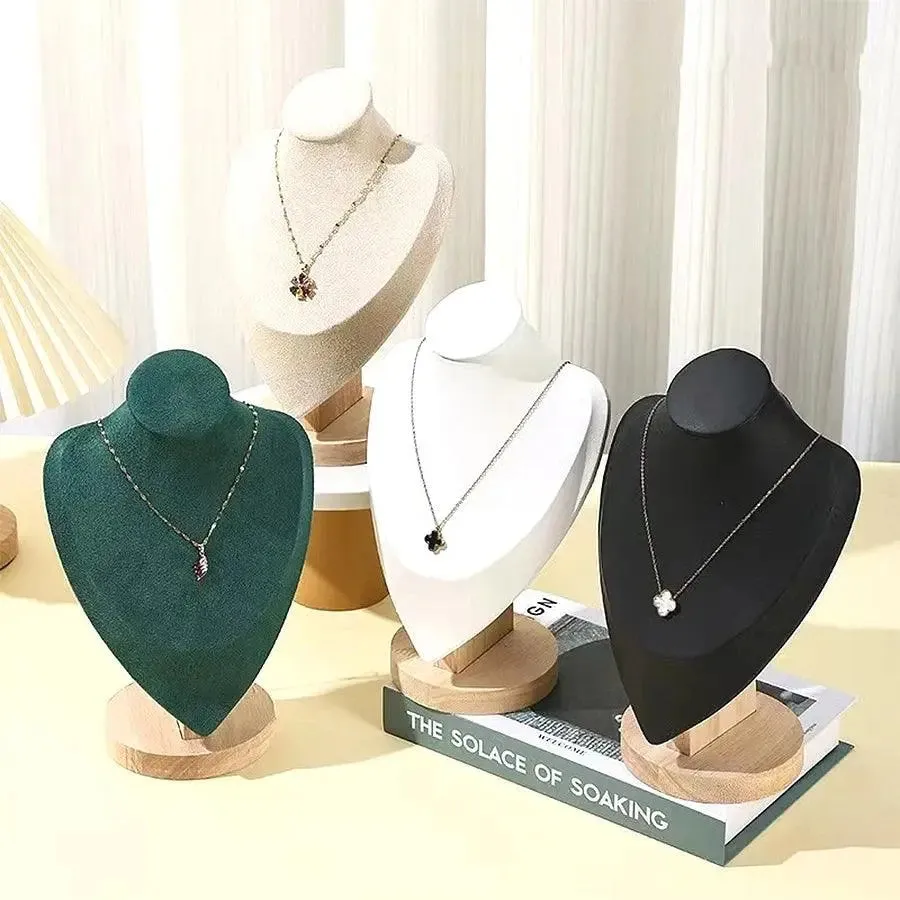 Necklace Display Frame Portrait Model Neck Pendant Model, Neck Model Display Frame Jewelry Necklace Photo Props