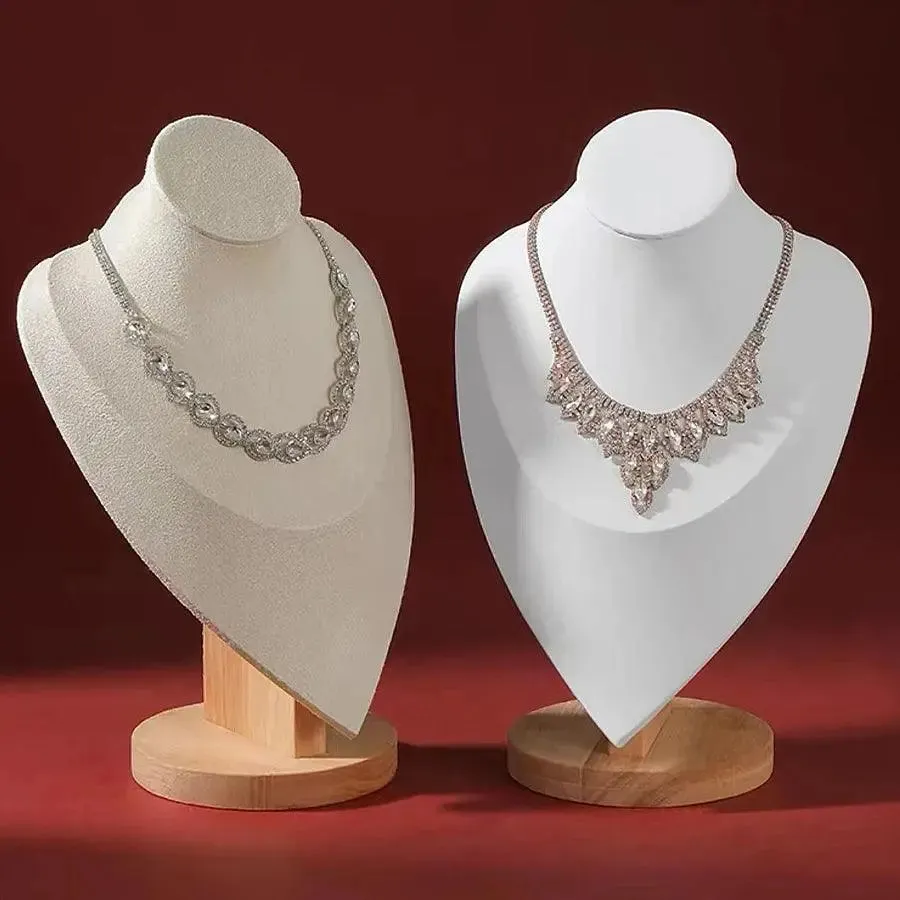 Necklace Display Frame Portrait Model Neck Pendant Model, Neck Model Display Frame Jewelry Necklace Photo Props