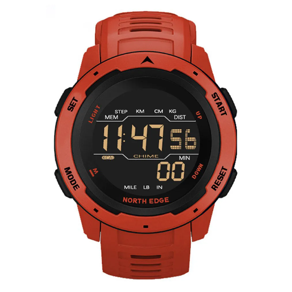 North Edge MARS Military Outdoor Smartwatch - Pedometer, Alarm Clock, Calorie Tracking