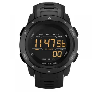 North Edge MARS Military Outdoor Smartwatch - Pedometer, Alarm Clock, Calorie Tracking