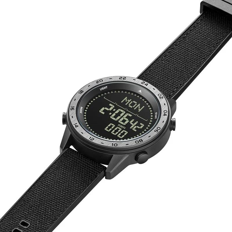North Edge TANK 3 Men's Outdoor Sports Watch - Pedometer | Compass | 50m Water Resistance