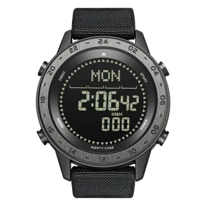 North Edge TANK 3 Men's Outdoor Sports Watch - Pedometer | Compass | 50m Water Resistance