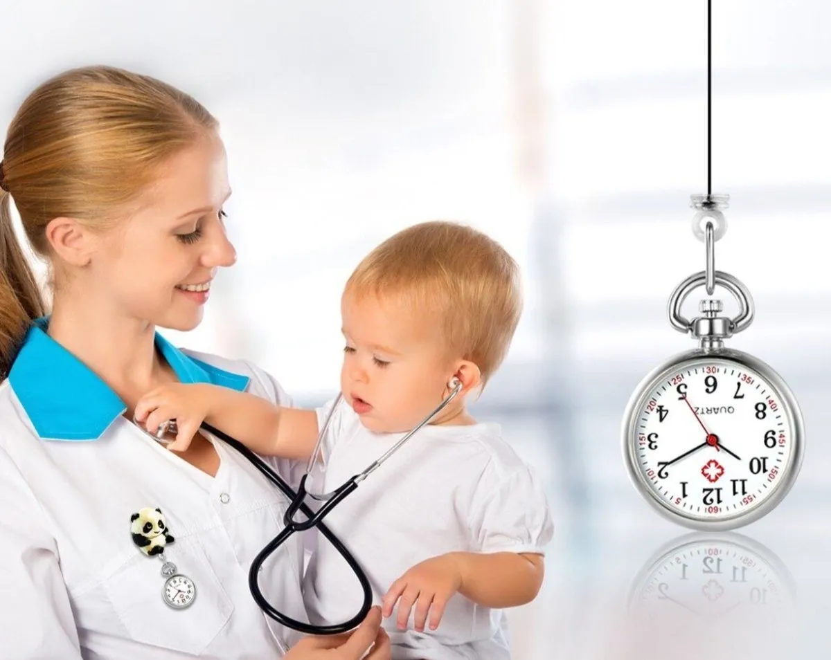 Nurse Watch - Animal Design Lapel Watch