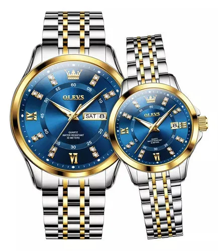 Olevs 3620 CH Couple  - Golden Blue
