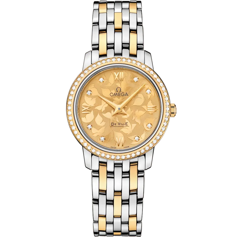 Omega De Ville Prestige 27.4 mm, steel - yellow gold on steel - yellow gold