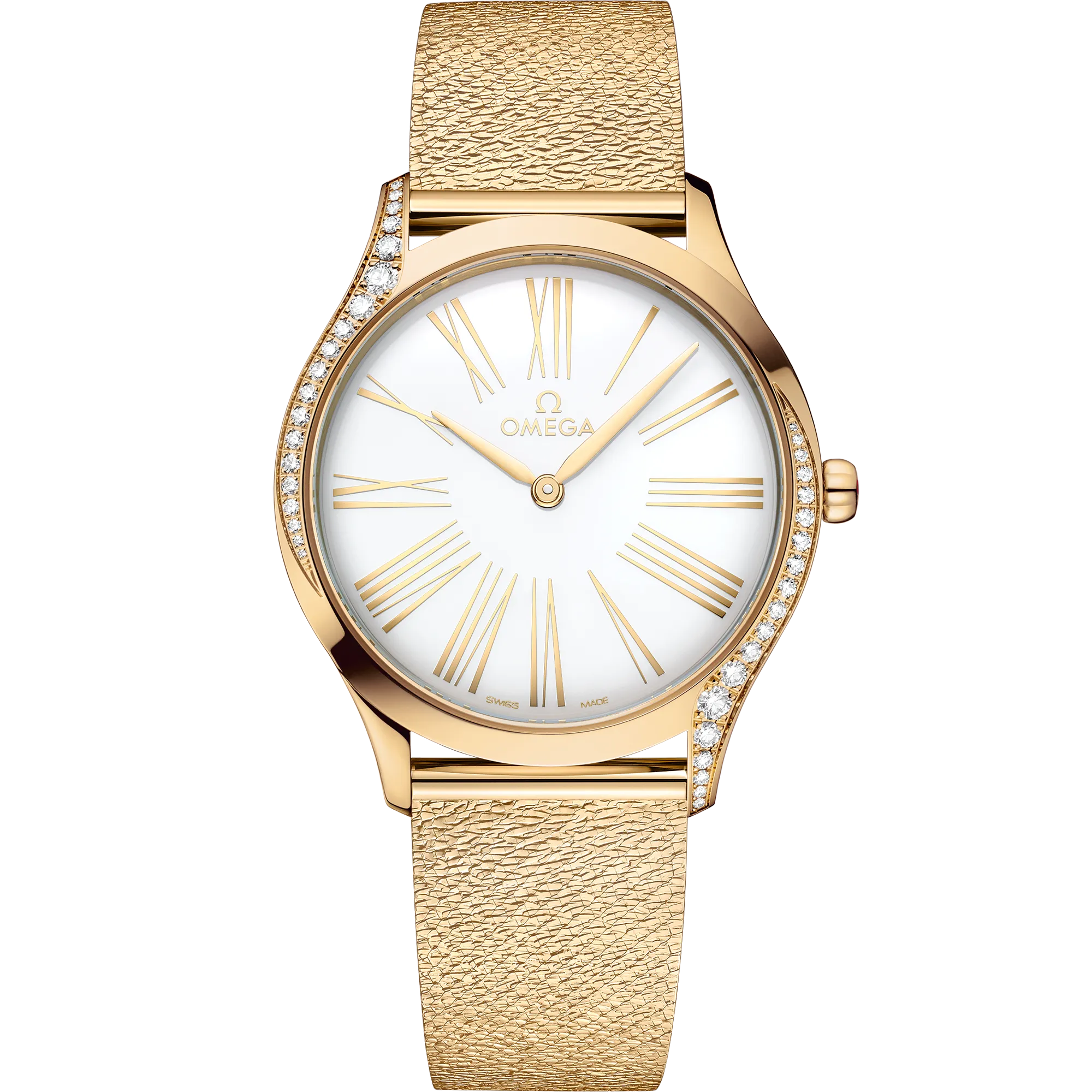 Omega De Ville Trésor 36 mm, Moonshine™ gold on Moonshine™ gold