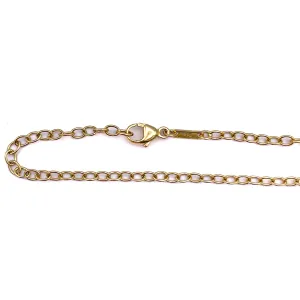 Open Cable Chain, 18k yellow Gold 2.7mm