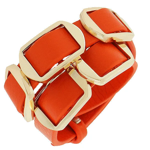 Orange Square Wristband