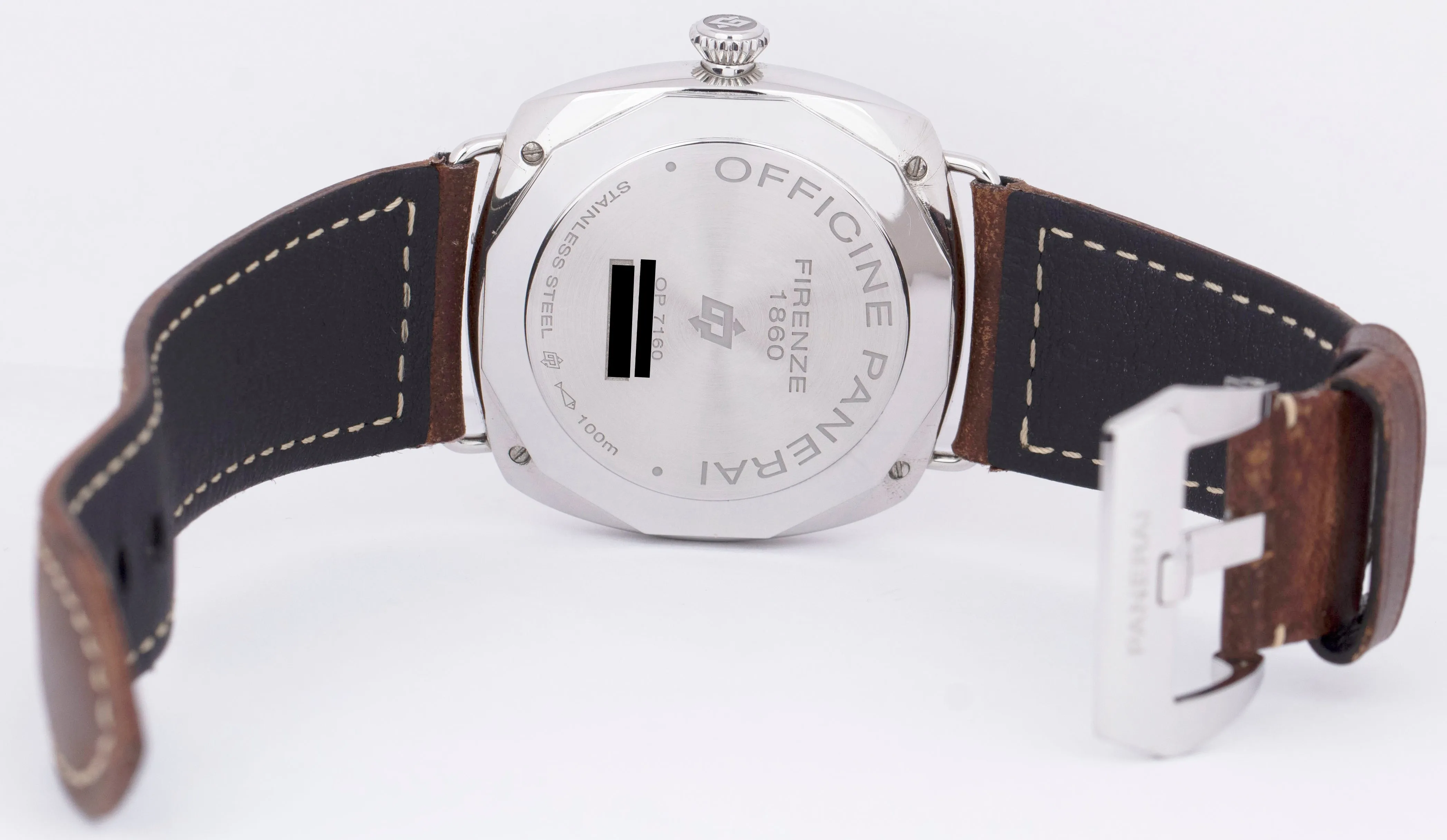 Panerai Radiomir Base Logo PAPERS PAM00753 OP7160 Stainless 45mm Brown Watch B P