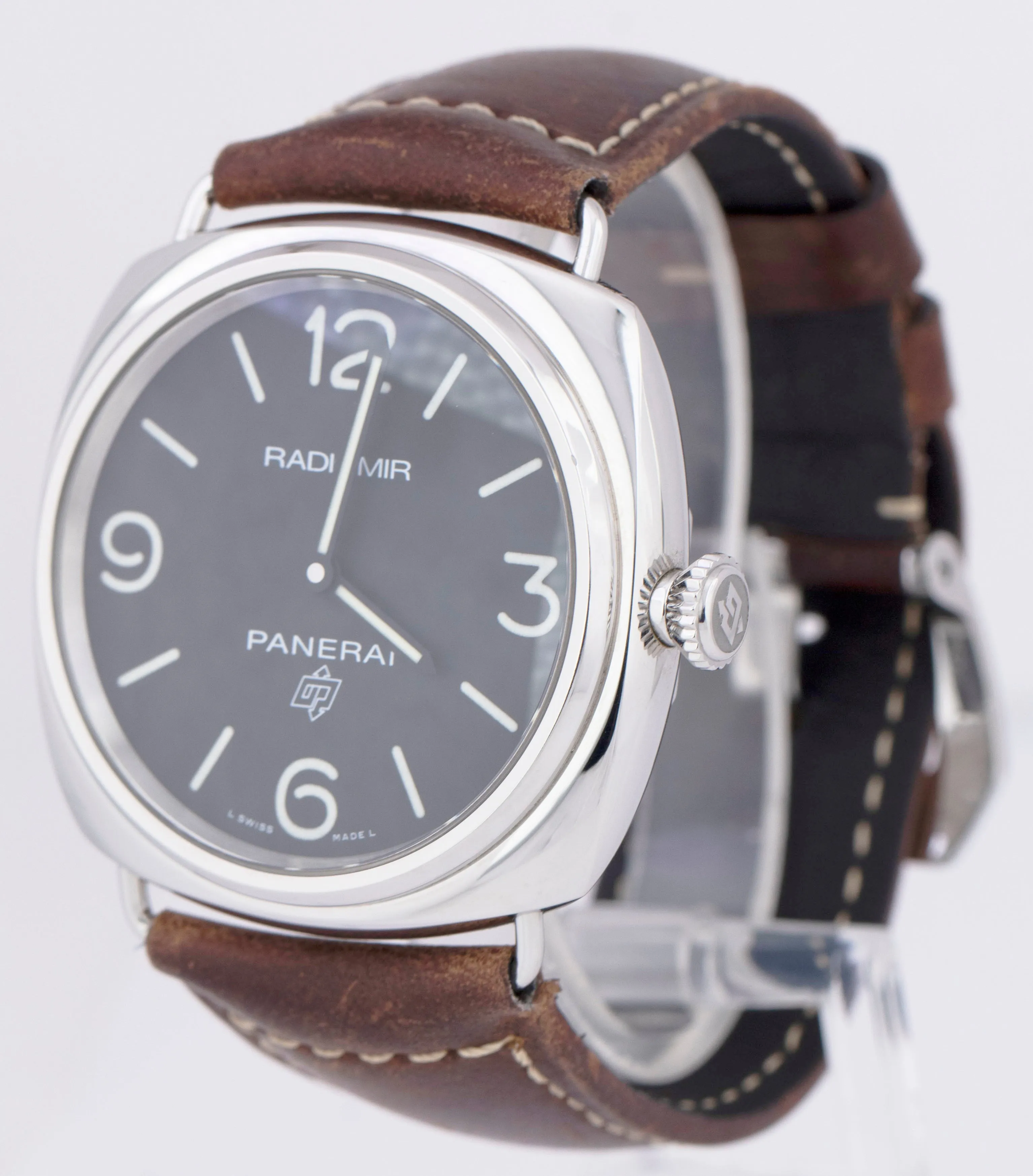 Panerai Radiomir Base Logo PAPERS PAM00753 OP7160 Stainless 45mm Brown Watch B P