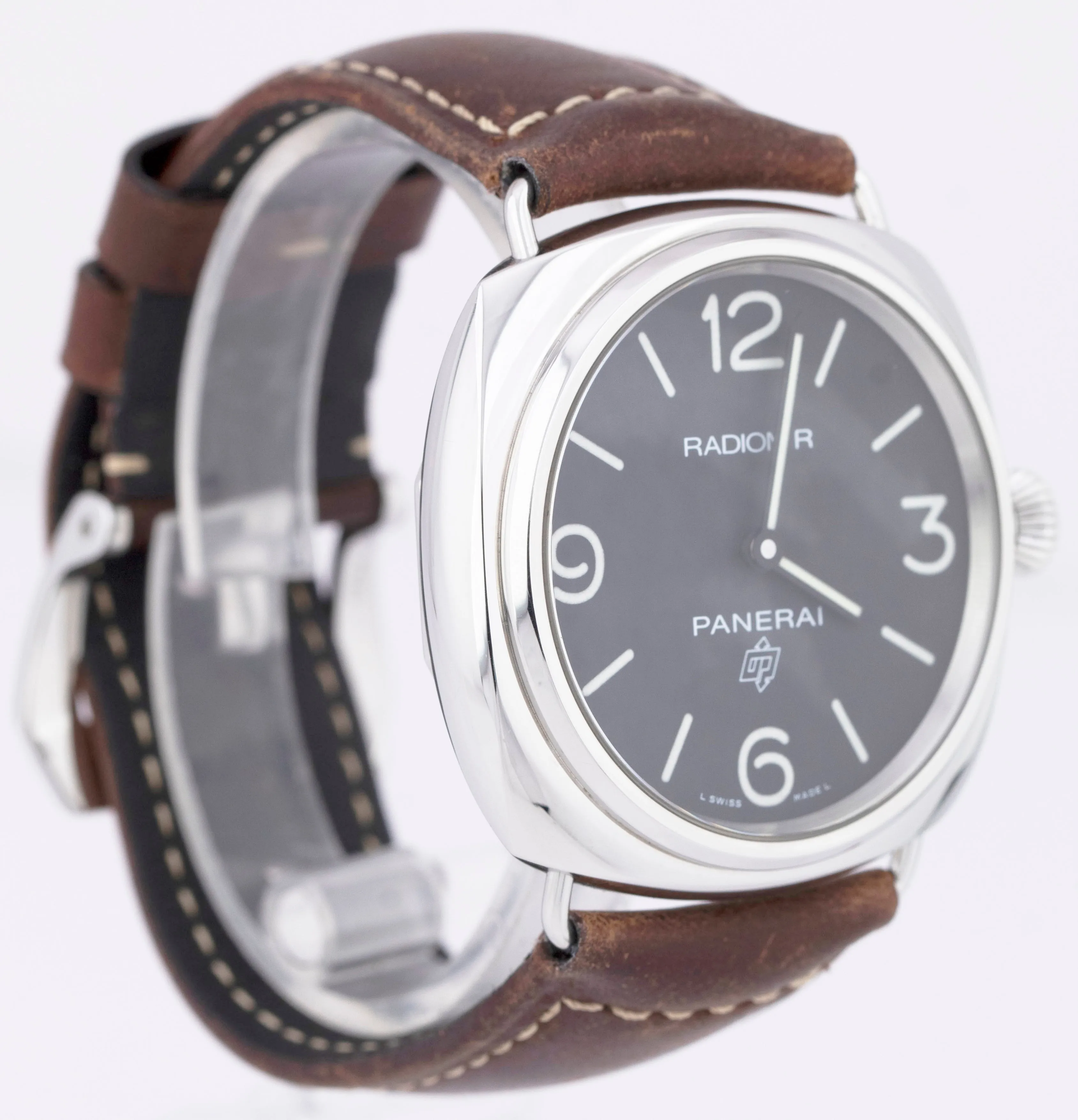 Panerai Radiomir Base Logo PAPERS PAM00753 OP7160 Stainless 45mm Brown Watch B P