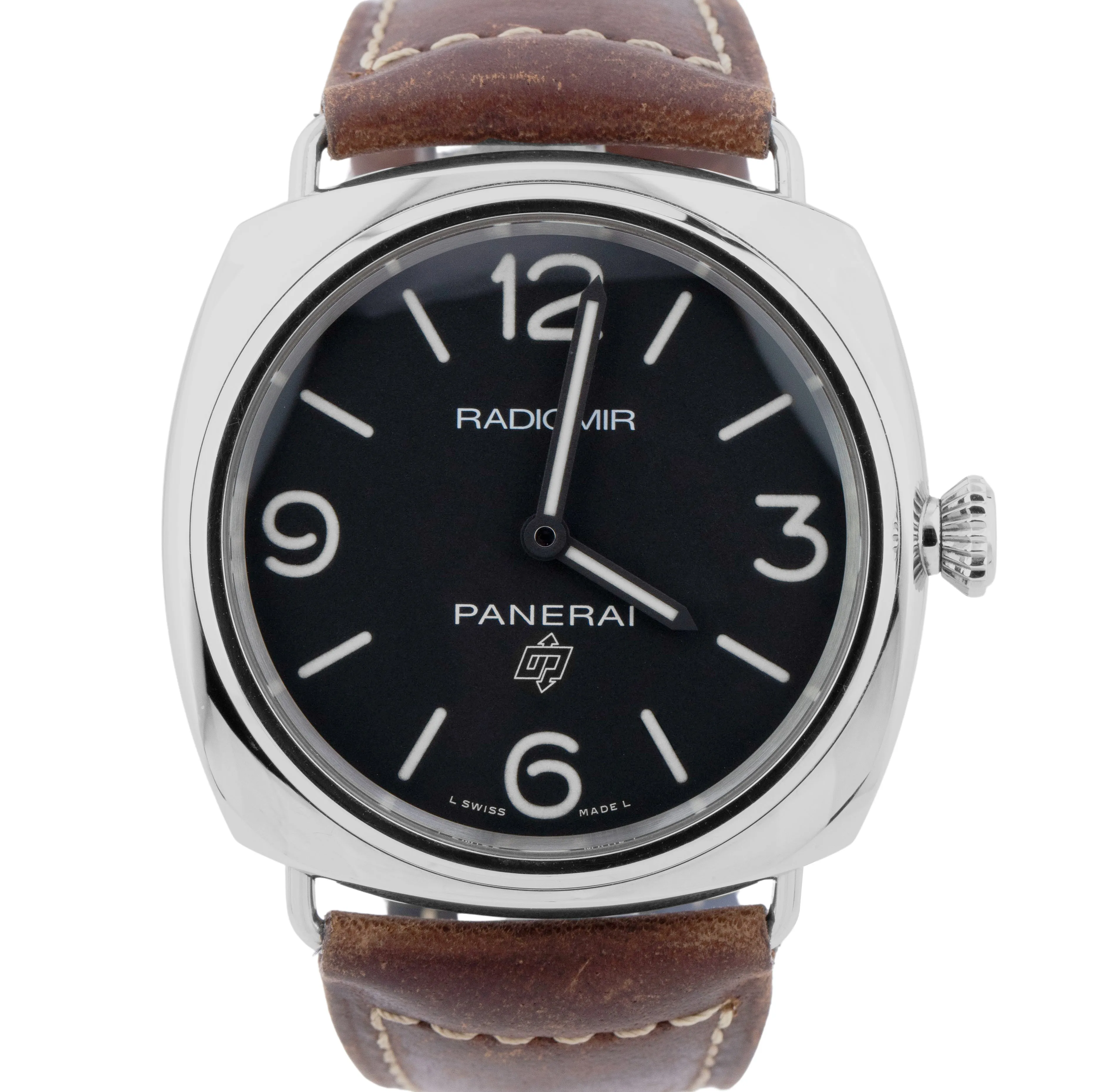 Panerai Radiomir Base Logo PAPERS PAM00753 OP7160 Stainless 45mm Brown Watch B P