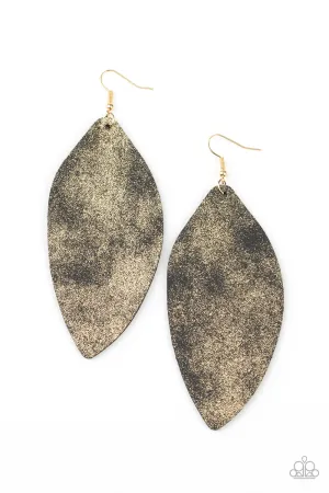 Paparazzi Serenely Smattered - Black/Gold