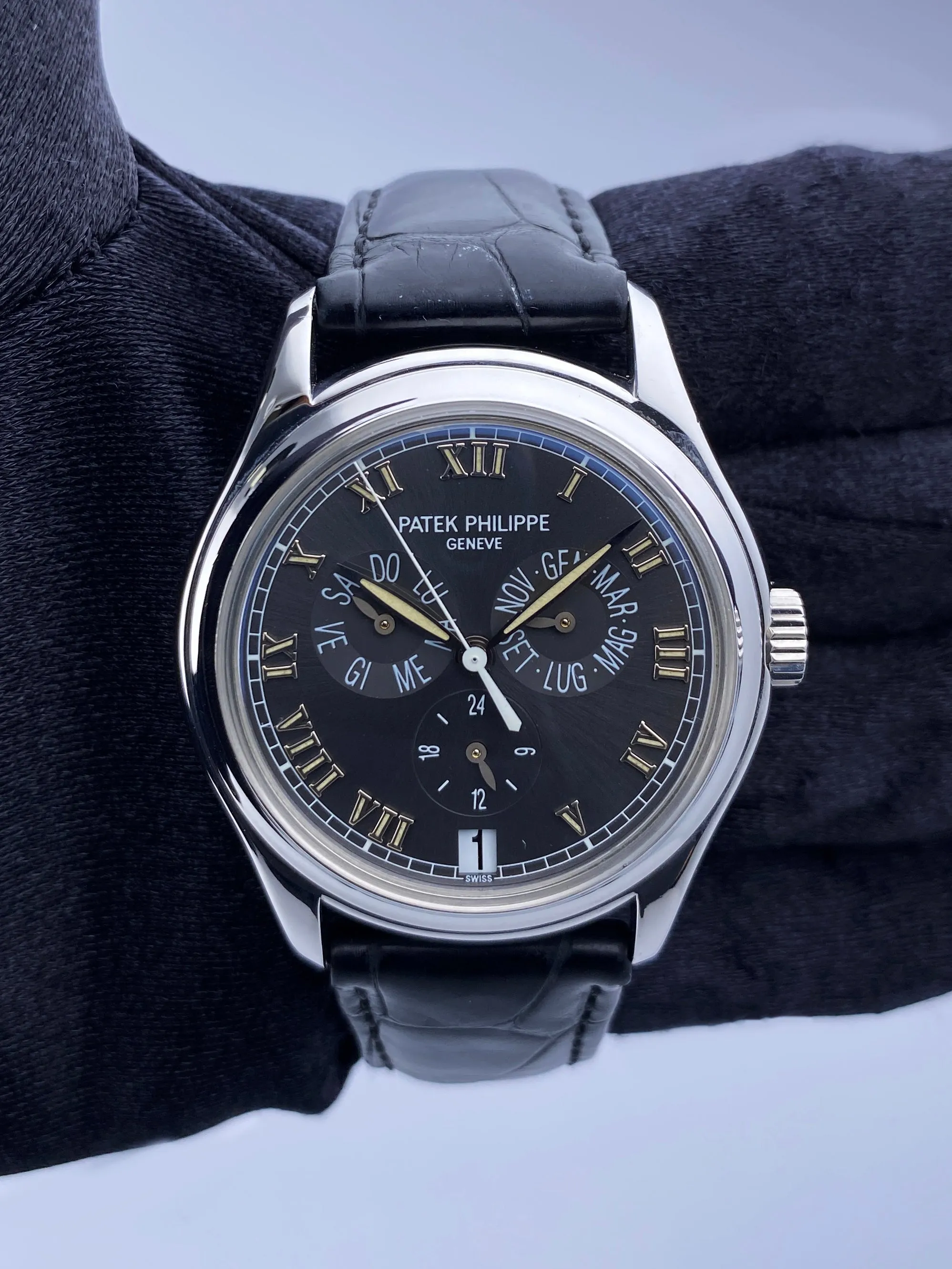 Patek Philippe Annual Calendar 5035G Mens Watch With Papers