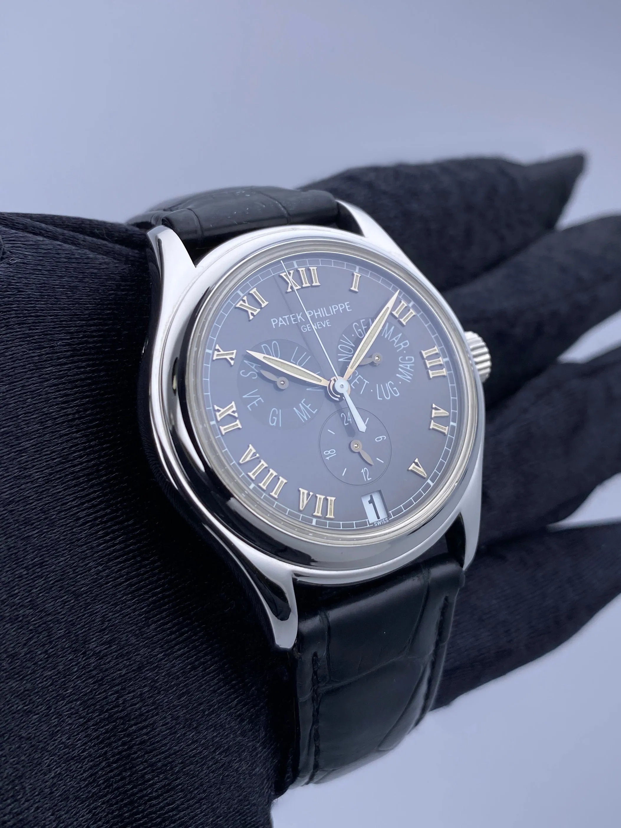 Patek Philippe Annual Calendar 5035G Mens Watch With Papers