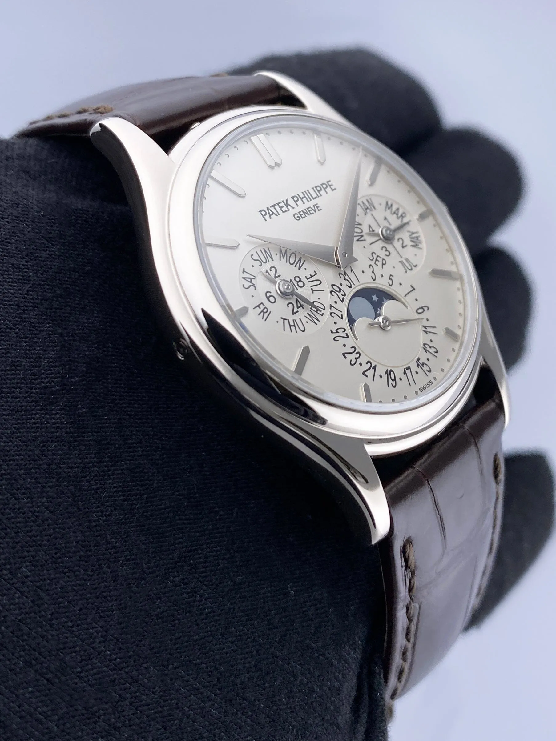 Patek Philippe Grand Complications 5140G-001 Opaline Dial Mens Watch Box Papers