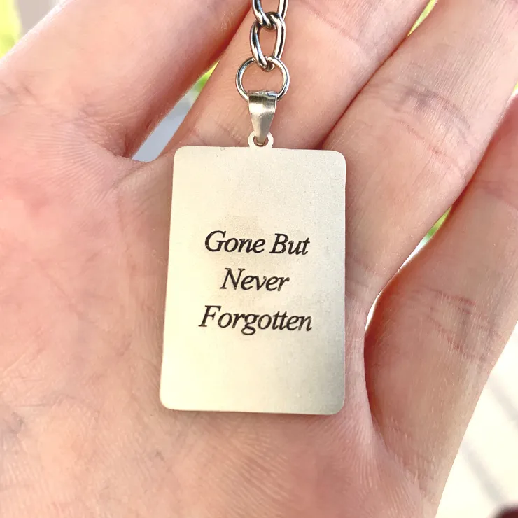 Personalized Rectangle Photo Keychain
