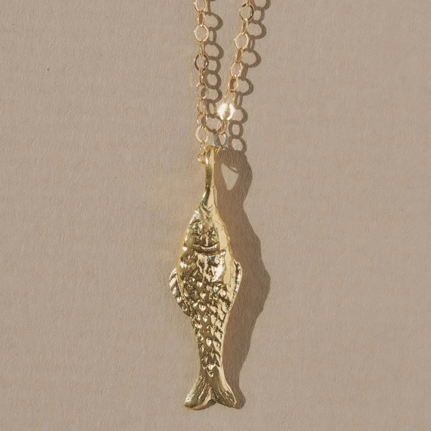 Pescadero Necklace in Gold Vermeil by Mountainside Handmade Jewelry
