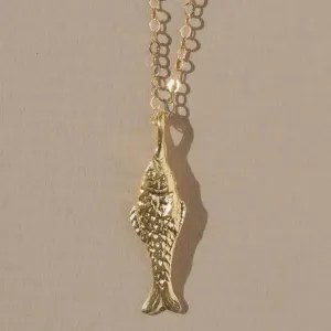 Pescadero Necklace in Gold Vermeil by Mountainside Handmade Jewelry