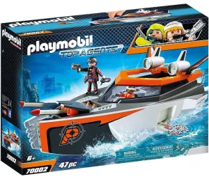 Playmobil 70002 SPY TEAM Turboship Top Agents Playset