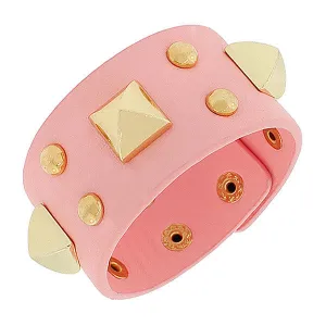 Pretty Pink Spikes Bracelet