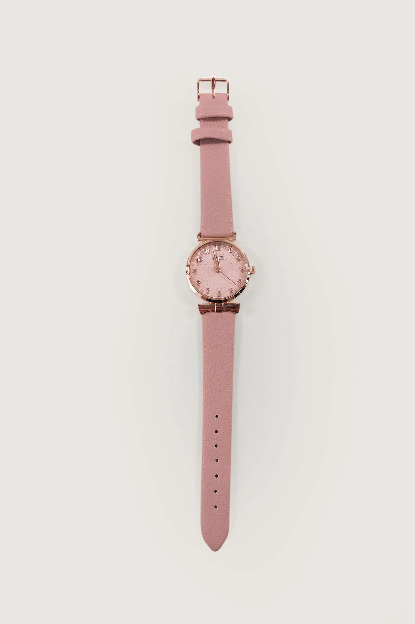 PU Strap Round Watch
