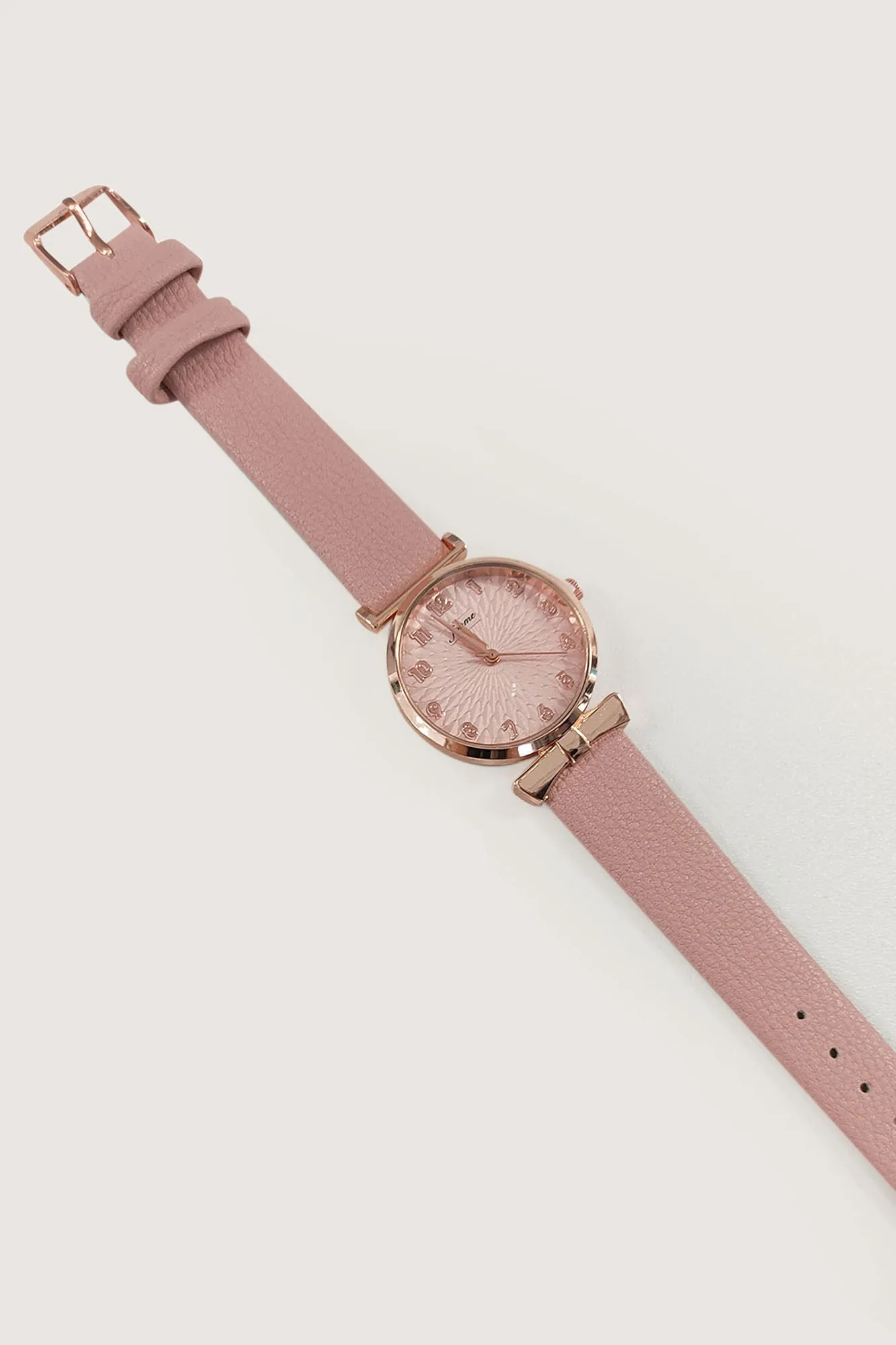 PU Strap Round Watch
