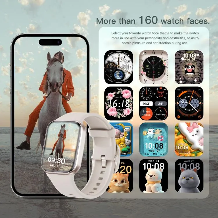 Q23 Pro 1.83 inch Color Screen IP68 Waterproof Bluetooth Call Smart Watch, Support Health Monitoring(Pink)