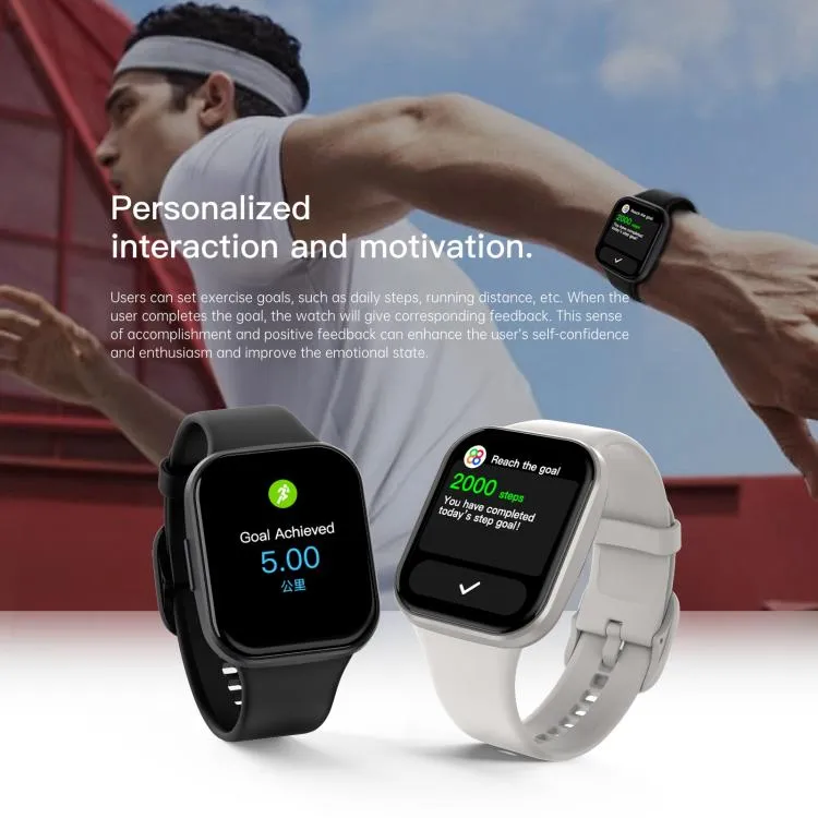 Q23 Pro 1.83 inch Color Screen IP68 Waterproof Bluetooth Call Smart Watch, Support Health Monitoring(White)