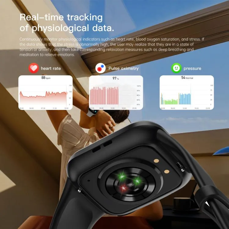 Q23 Pro 1.83 inch Color Screen IP68 Waterproof Bluetooth Call Smart Watch, Support Health Monitoring(White)