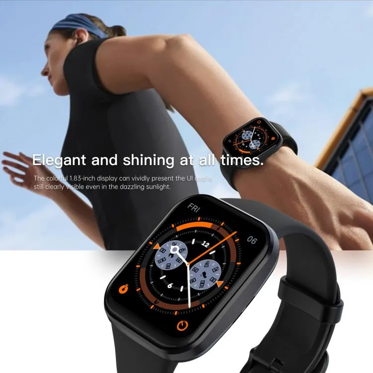 Q23 Pro 1.83 inch Color Screen IP68 Waterproof Bluetooth Call Smart Watch, Support Health Monitoring(White)