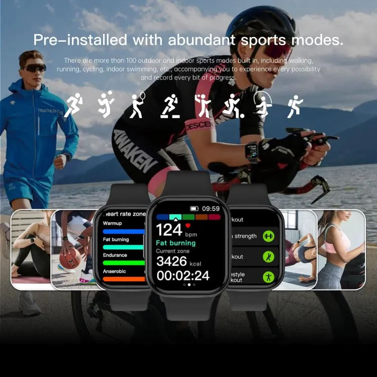 Q23 Pro 1.83 inch Color Screen IP68 Waterproof Bluetooth Call Smart Watch, Support Health Monitoring(White)