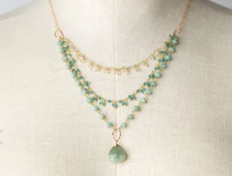 "Serenity" Multi-strand Necklace