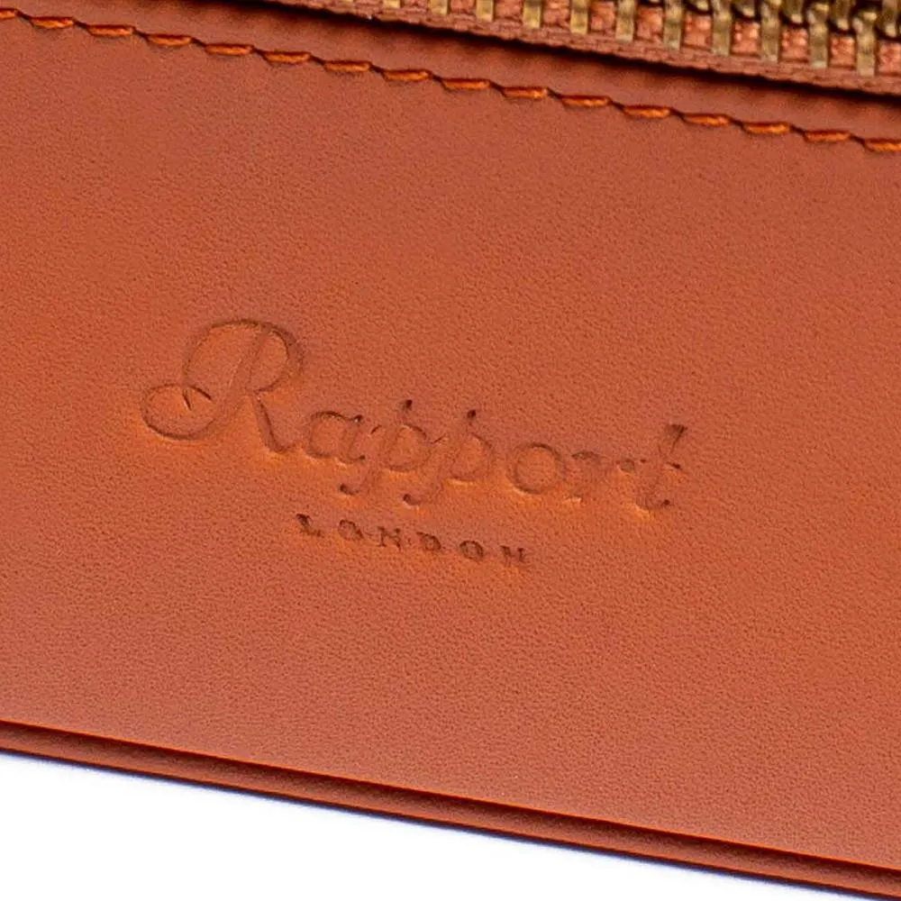 Rapport - Hyde Park Double Watch Case in Tan Leather | D262