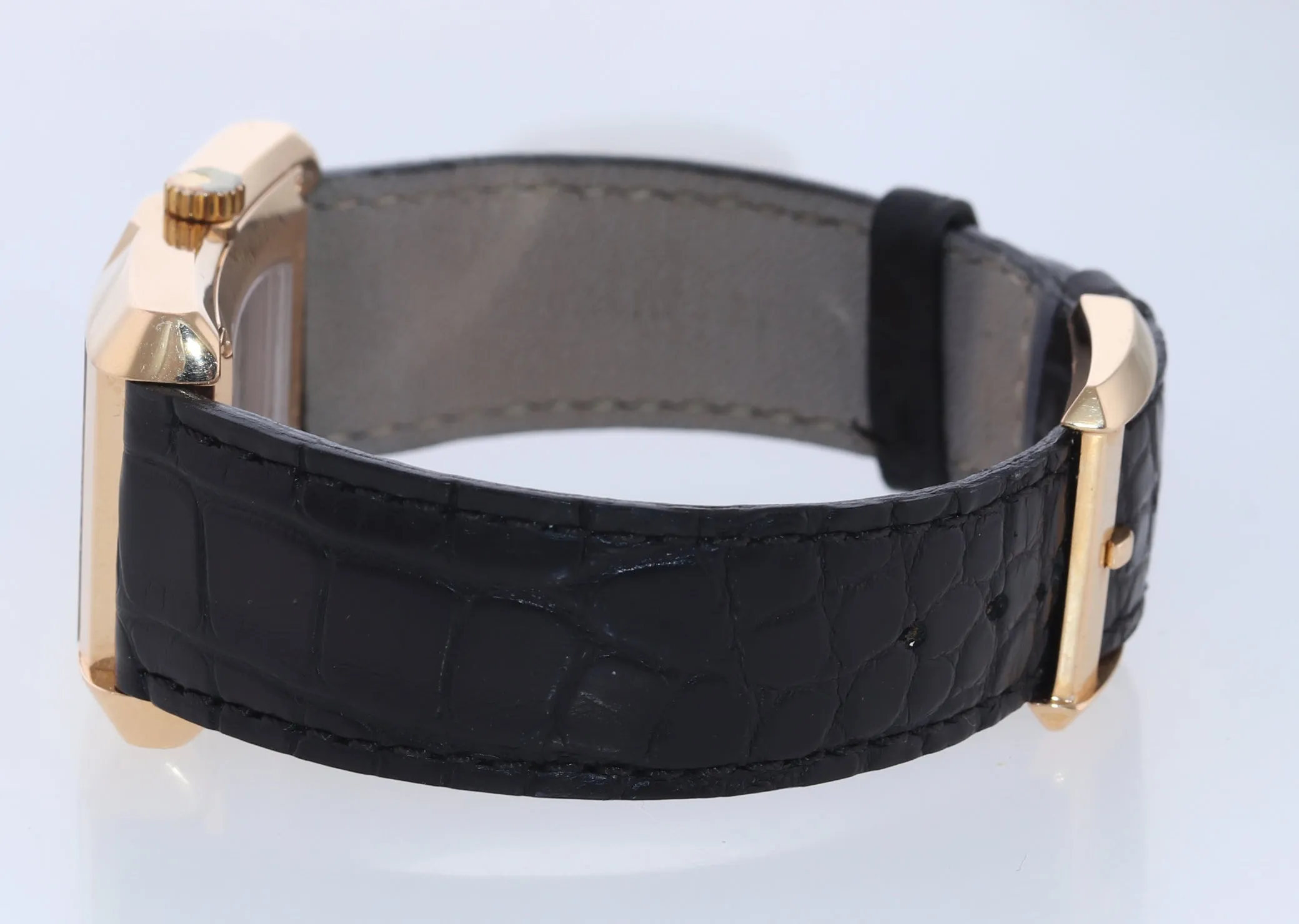 RARE Concord Delirium 18k Rose Gold 28mm Jump Hour 52 N5 1460.1 Manual Watch